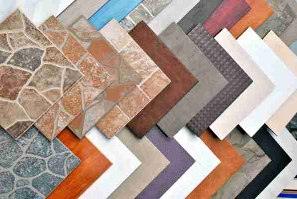 What are the different types of floor tile?
