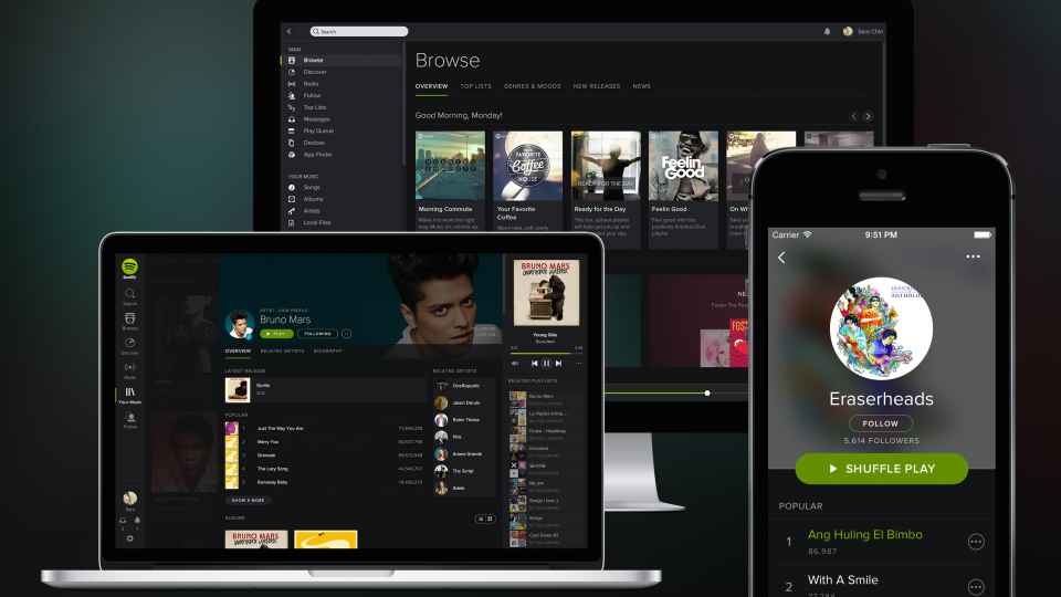 Spotify and Deezer streaming now counts towards UK charts